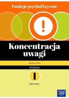 Okładka książki Funkcje psychofizyczne. Koncentracja uwagi KP 1