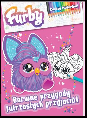 Okładka książki Furby. Dodaj kolorów. Barwne przygody futrzastych przyjaciół