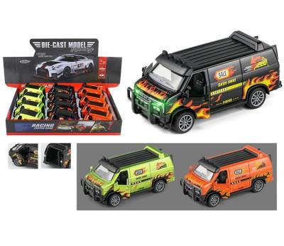 Opakowanie Furgonetka metalowa światło dźwięk MIX