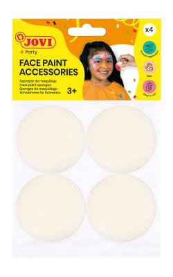 Gąbeczki do makijażu 4 sztuki. Wydawca: JOVI. SmakLiter.pl Opakowanie Gąbeczki do makijażu 4 sztuki