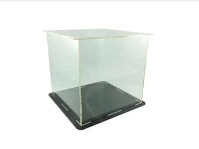 Opakowanie Gablotka składana 15x15x15 cm czarna podstawa