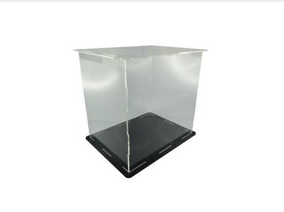 Opakowanie Gablotka składana 20x15x20 cm czarna podstawa