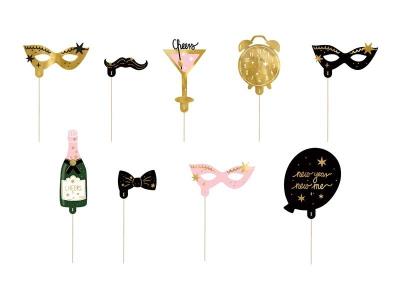 Opakowanie Gadżety do zdjęć Let's Party 9szt