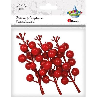 Opakowanie Gałązki owoców winobluszczu ciemnoczerwone 3szt