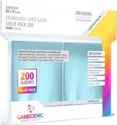Opakowanie Gamegenic: Prime Value Sleeving Pack 200szt