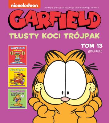 Okładka książki Garfield T.13 Tłusty koci trójpak