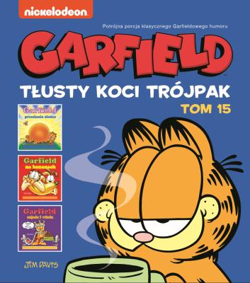 Okładka książki Garfield T.15 Tłusty koci trójpak