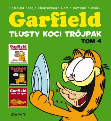 Okładka książki Garfield T.4 Tłusty koci trójpak w.2023
