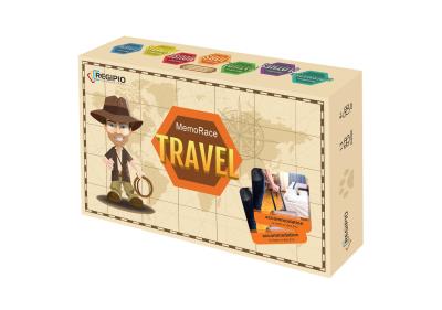 Geme MemoRace Travel. Wydawca: Regipio. SmakLiter.pl Opakowanie Geme MemoRace Travel