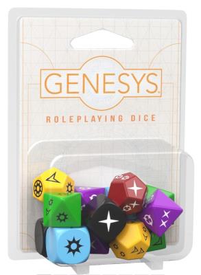 Opakowanie Genesys RPG: Zestaw Kostek Narracyjnych REBEL