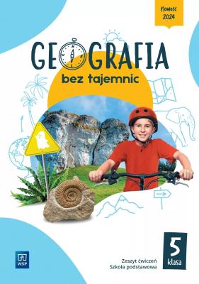 Okładka książki Geografia bez tajemnic zeszyt ćwiczeń klasa 5 szkoła podstawowa