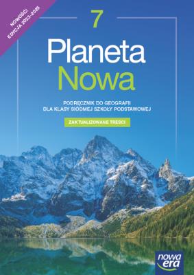 Okładka książki Geografia planeta nowa NEON podręcznik dla klasy 7 szkoły podstawowej EDYCJA 2023-2025