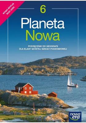 Geografia SP 6 Planeta Nowa Podr. 2022 NE. Autor: Rachwał Tomasz, Malarz Roman, Szczypiński Dawid. SmakLiter.pl Okładka książki Geografia SP 6 Planeta Nowa Podr. 2022 NE