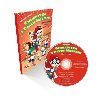 Okładka książki Gimnastyka z Panem Miłoszem + CD