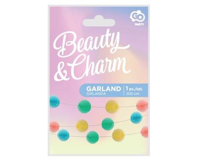Opakowanie Girlanda kuleczki PB&C różnokolorowa 200cm