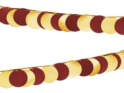 Opakowanie Girlanda metalizowana Kółka 2,2m