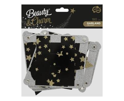 Opakowanie Girlanda papierowa B&C Happy New Year 180cm