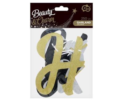 Opakowanie Girlanda papierowa B&C Happy New Year 250cm