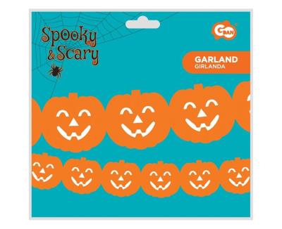 Opakowanie Girlanda papierowa dynie pomarańczowa 300cm