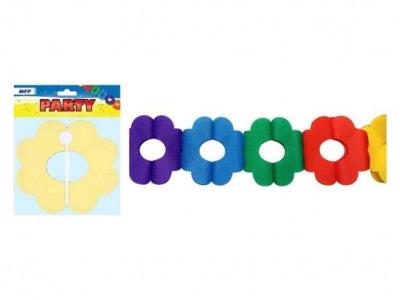 Opakowanie Girlanda papierowa kwiaty 4m