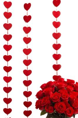 Girlanda pionowa z serduszek 2m. Wydawca: ARPEX. SmakLiter.pl Opakowanie Girlanda pionowa z serduszek 2m