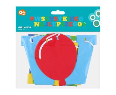 Opakowanie Girlanda Wszystkiego Najlepszego 2 baloniki 2x300