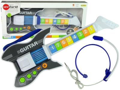 Opakowanie Gitara elektryczna z mikrofonem + słuchawki