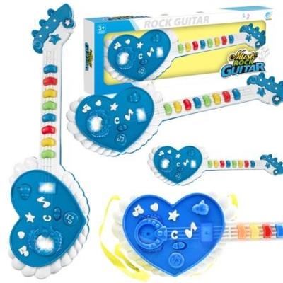 Opakowanie Gitara interaktywna dla dzieci niebieska