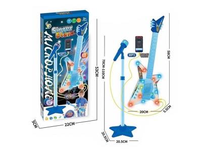 Opakowanie Gitara + mikrofon stojący