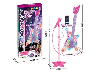 Opakowanie Gitara + mikrofon stojący