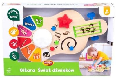 Gitara Świat dźwięków. Wydawca: Dumel. SmakLiter.pl Opakowanie Gitara Świat dźwięków