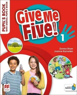 Give Me Five! 1 Pupil's Book+ kod online. Autor: Donna Shaw, Joanne Ramsden. SmakLiter.pl Okładka książki Give Me Five! 1 Pupil's Book+ kod online