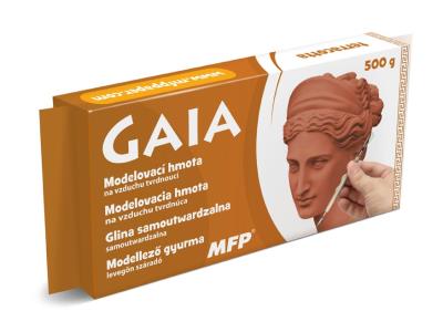 Glina samoutwardzalna GAIA terracotta 500g 5300981. Wydawca: MFP. SmakLiter.pl Opakowanie Glina samoutwardzalna GAIA terracotta 500g 5300981