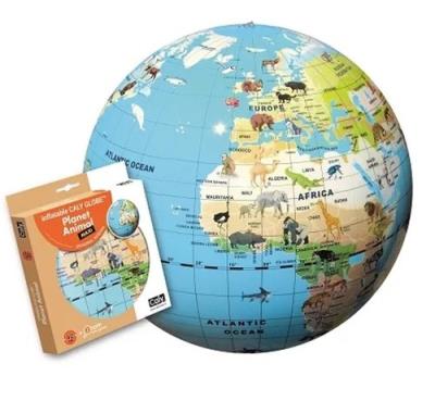 Opakowanie Globus 42 cm - Planeta zwierząt, piłka