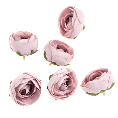 Opakowanie Główki kwiatowe piwonii pudrowy róż 6szt.