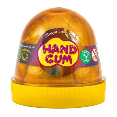 Opakowanie Glutek Slime Mr.Boo Hand Gum brązowy 120g