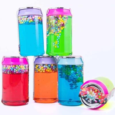 Opakowanie Glutek Slime puszka Coli z kulkami 90g MIX