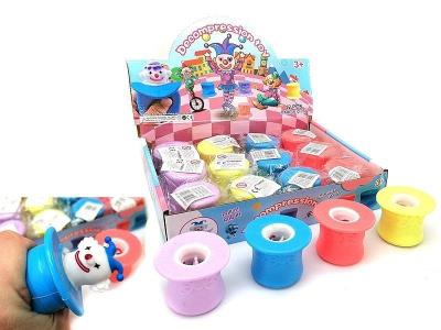 Gniotek klown z kapelusza 6,5cm (12szt). Wydawca: ADAR. SmakLiter.pl Opakowanie Gniotek klown z kapelusza 6,5cm (12szt)