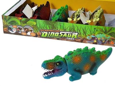 Opakowanie Gniotek z piszczkiem Dinozaur MIX