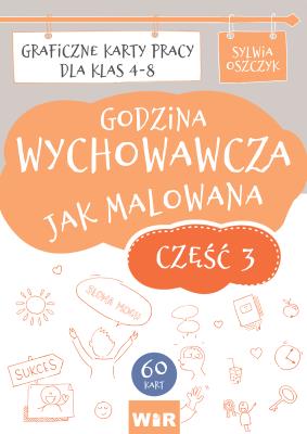 Okładka książki Godzina wychowawcza jak malowana SP 4-8 cz.3