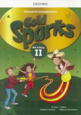 Gold Sparks 2 podręcznik + CD OXFORD. Autor: Magdalena Szpotowicz, Małgorzata Szulc-Kurpaska. SmakLiter.pl Okładka książki Gold Sparks 2 podręcznik + CD OXFORD