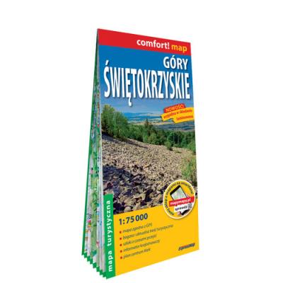 Opakowanie Góry Świętokrzyskie laminowana mapa turystyczna 1:75 000