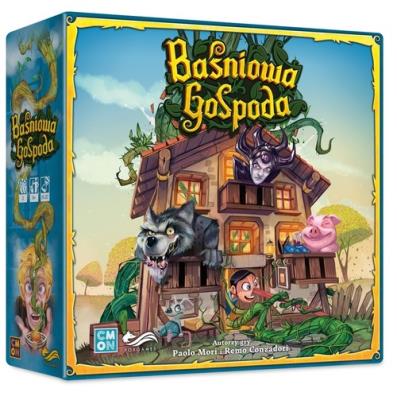 Gra Baśniowa Gospoda. Autor: Conzadori Remo, Mori Paolo. SmakLiter.pl Okładka książki Gra Baśniowa Gospoda