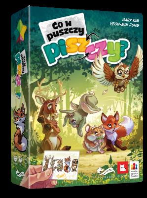 Gra Co w puszczy piszczy?. Autor: Gary Kim. SmakLiter.pl Okładka książki Gra Co w puszczy piszczy?