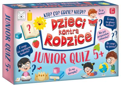 Opakowanie Gra Dzieci kontra Rodzice Junior Quiz 5+