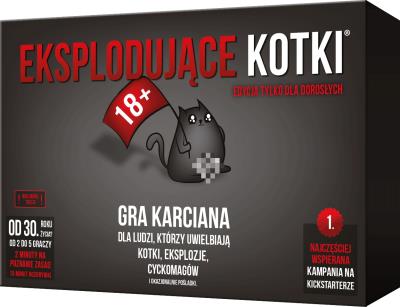 Opakowanie Gra Eksplodujące Kotki edycja dla dorosłych