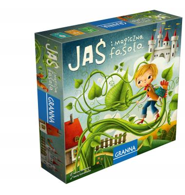 Gra Jaś i magiczna fasola. Wydawca: Granna. SmakLiter.pl Opakowanie Gra Jaś i magiczna fasola
