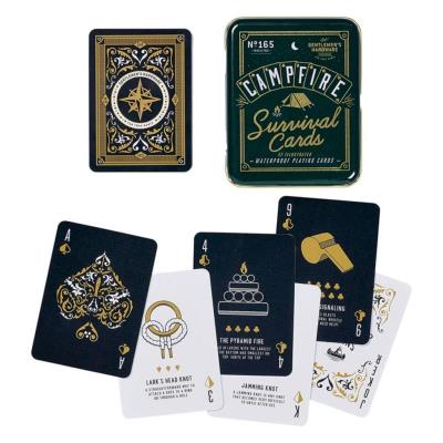 Gra kempingowa Survival cards w puszce. Wydawca: Gentlemen's Hardware. SmakLiter.pl Opakowanie Gra kempingowa Survival cards w puszce