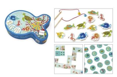 Gra Łowimy Rybki 3w1. Wydawca: Scratch. SmakLiter.pl Opakowanie Gra Łowimy Rybki 3w1