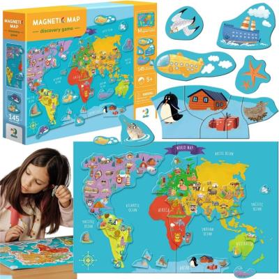 Opakowanie Gra magnetyczna mapa świata